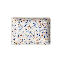 A6 lautanen 10x15cm Helle sini-ruskea