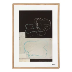 Aalto taidejuliste 50x70cm Luonnos musta