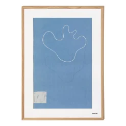 Aalto taidejuliste 50x70cm Luonnos sininen