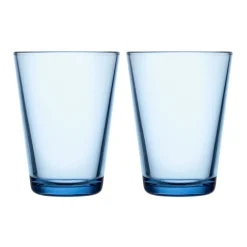 Juomalasi 40cl vedensininen 2kpl