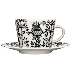 Kahvi/cappuccinokuppi 0,2l musta