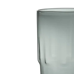 Korkea lasi 39cl metallinharmaa 2 kpl