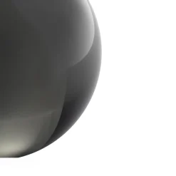 Lasipallo 5cm metallinharmaa
