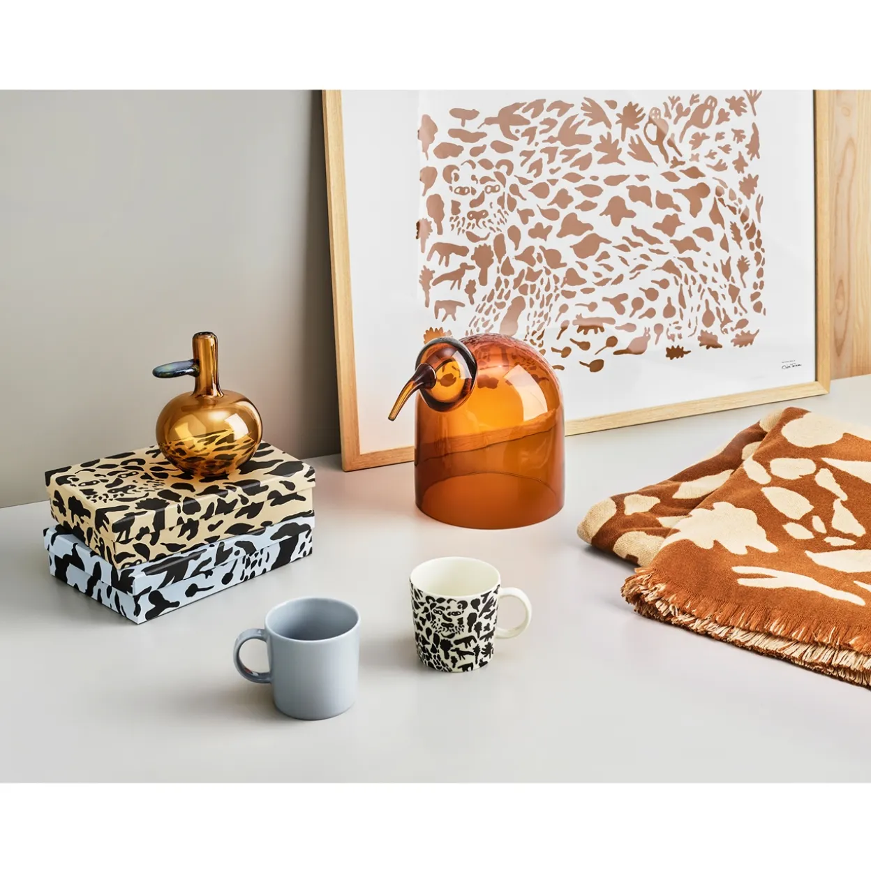 Taidejuliste 50x70cm Gepardi ruskea